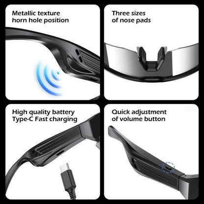 Gafas inteligentes ZEEHOO, gafas de ciclismo, polarizadas Bluetooth 
